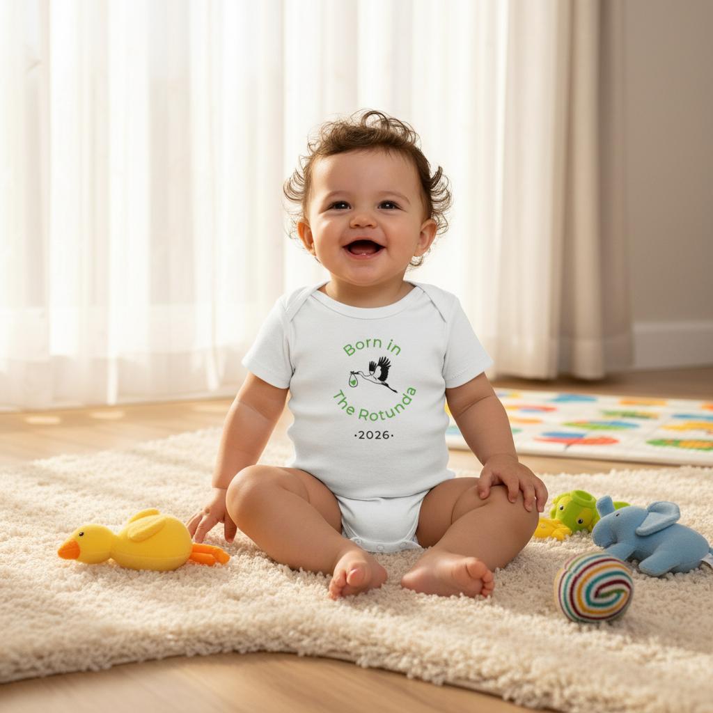 Rotunda Rainbow 2026 Short-sleeved Onesie - Light Green