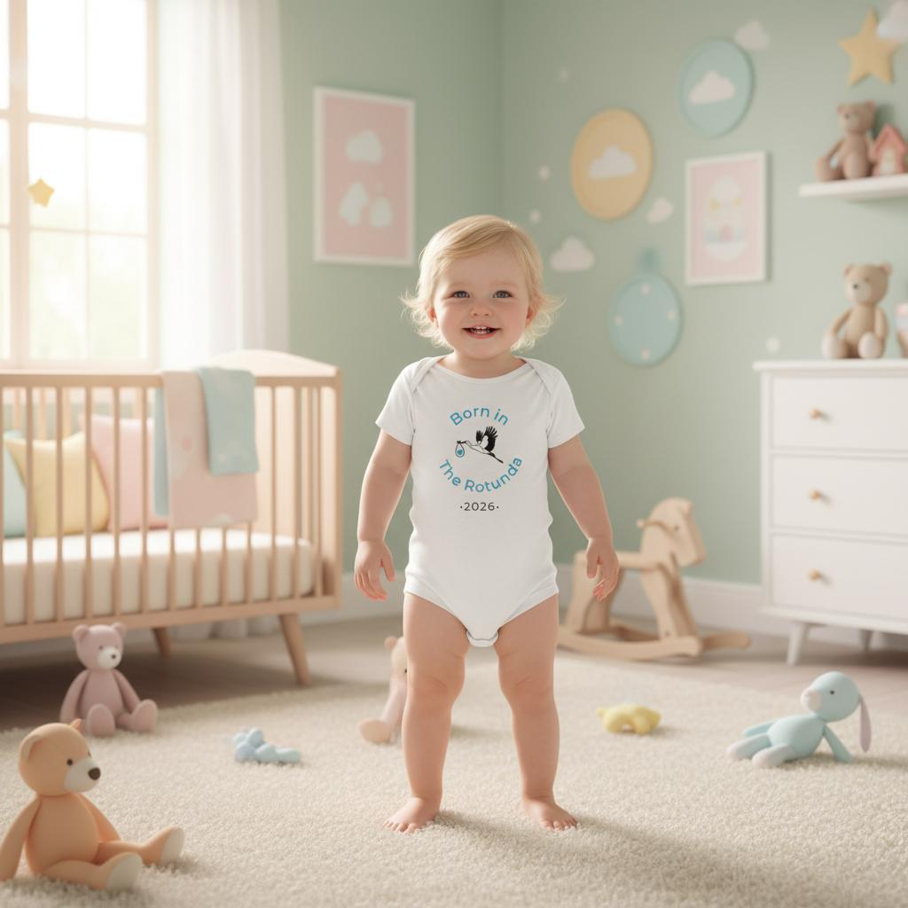 Rotunda Rainbow 2026 Short-sleeved Onesie - Light Blue