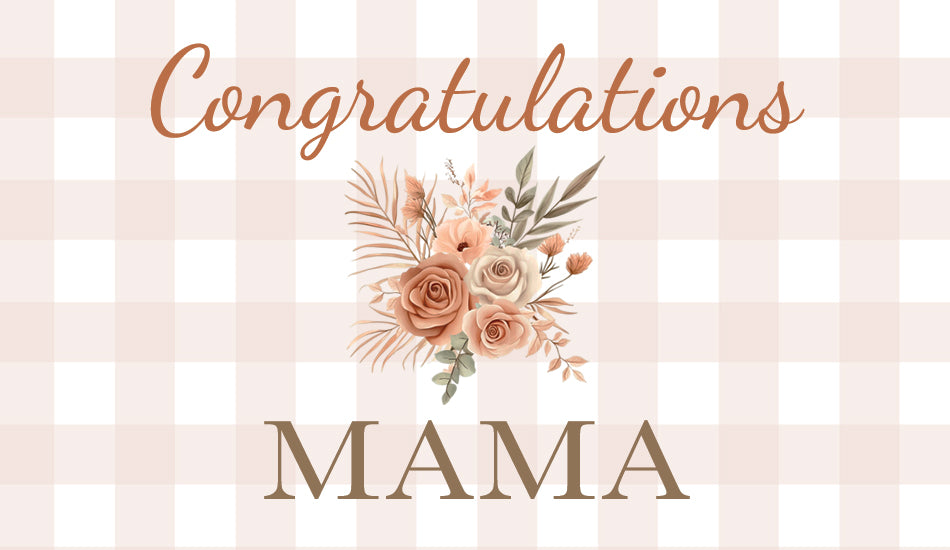 Congratulations Mama gift card