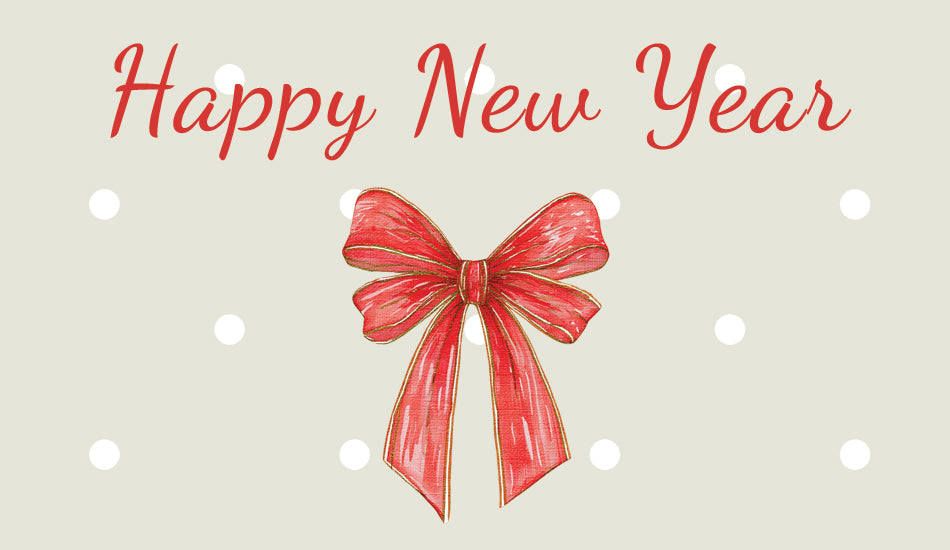 Happy New Year gift card
