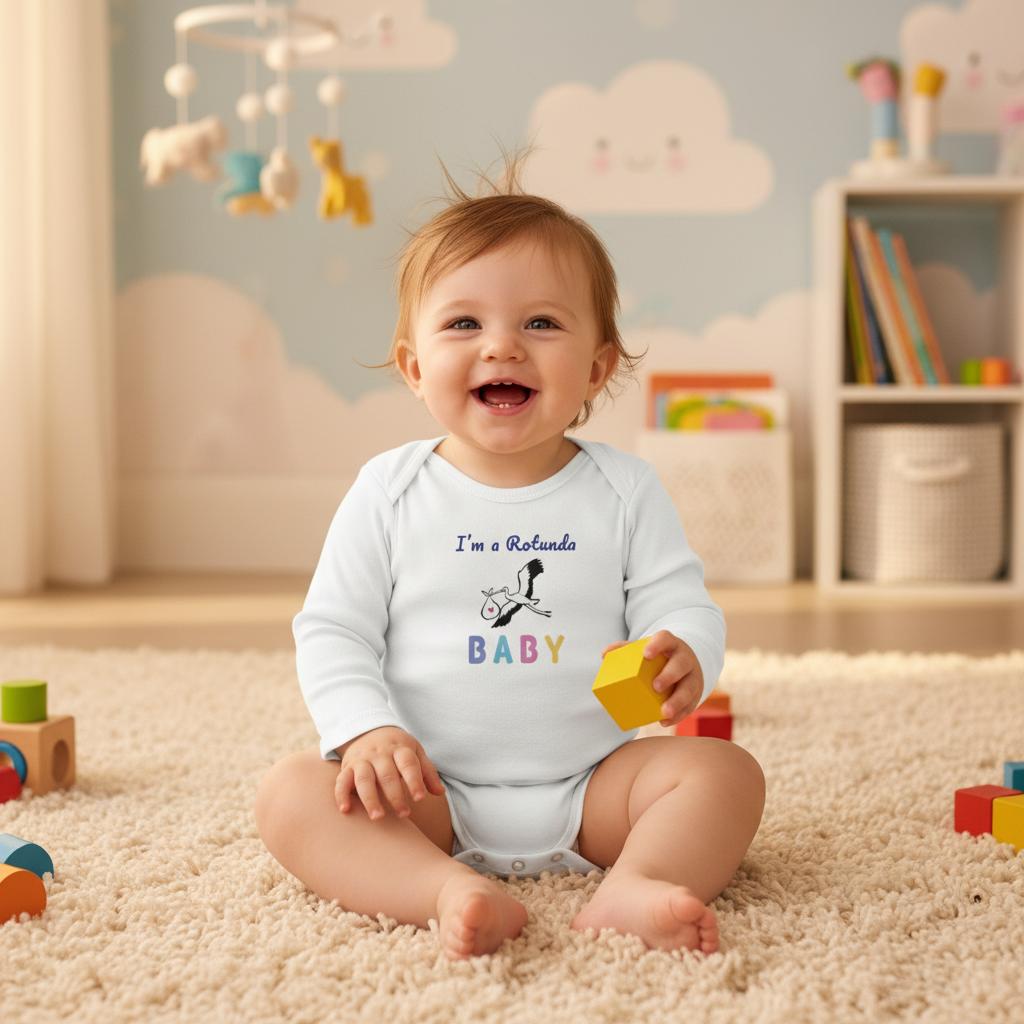 I'm a Rotunda Baby Long-Sleeved Baby Bodysuit