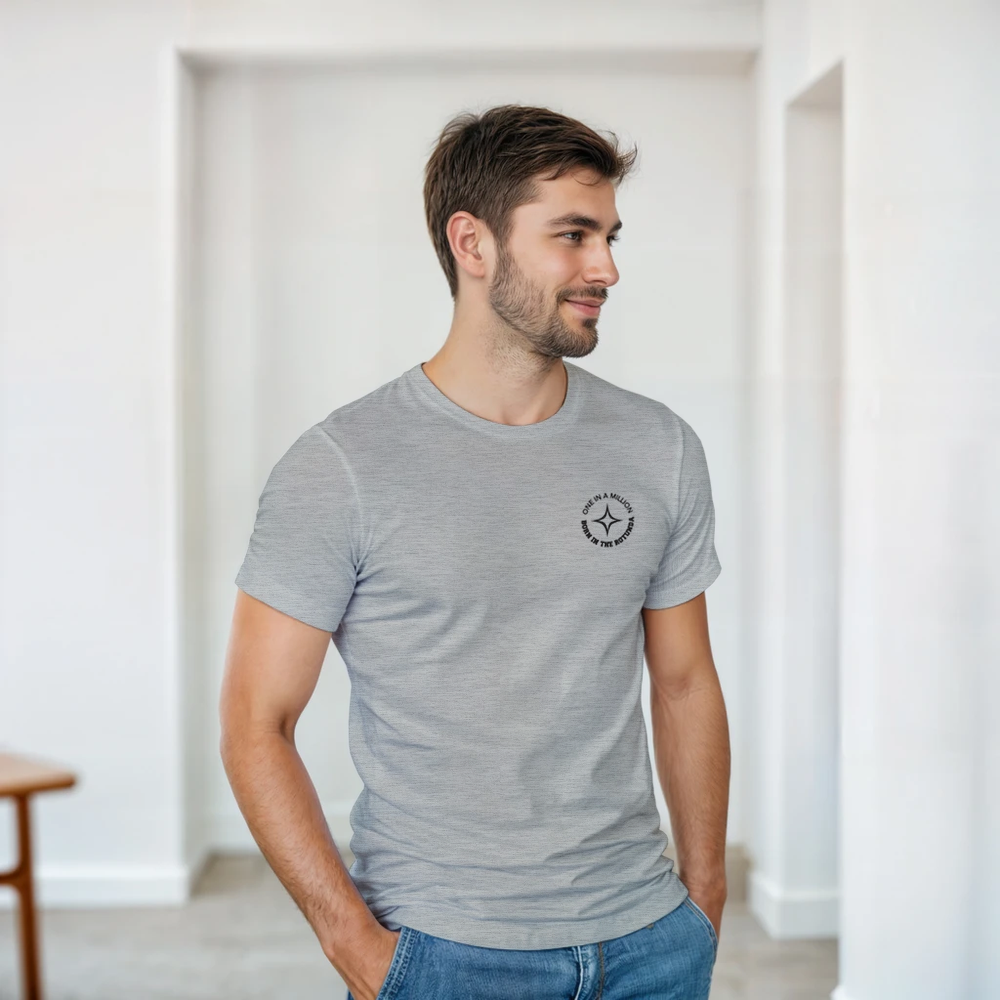 One in a Million Men's T-shirt - Minimal Design - Teens to Adults
