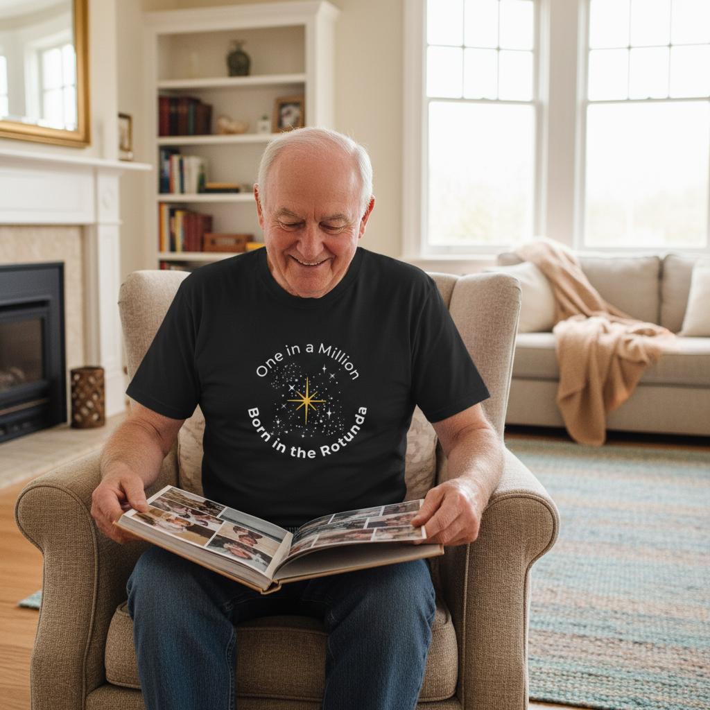 One in a Million Men's Short-sleeved T-shirt - Star Design - Teens to Adults