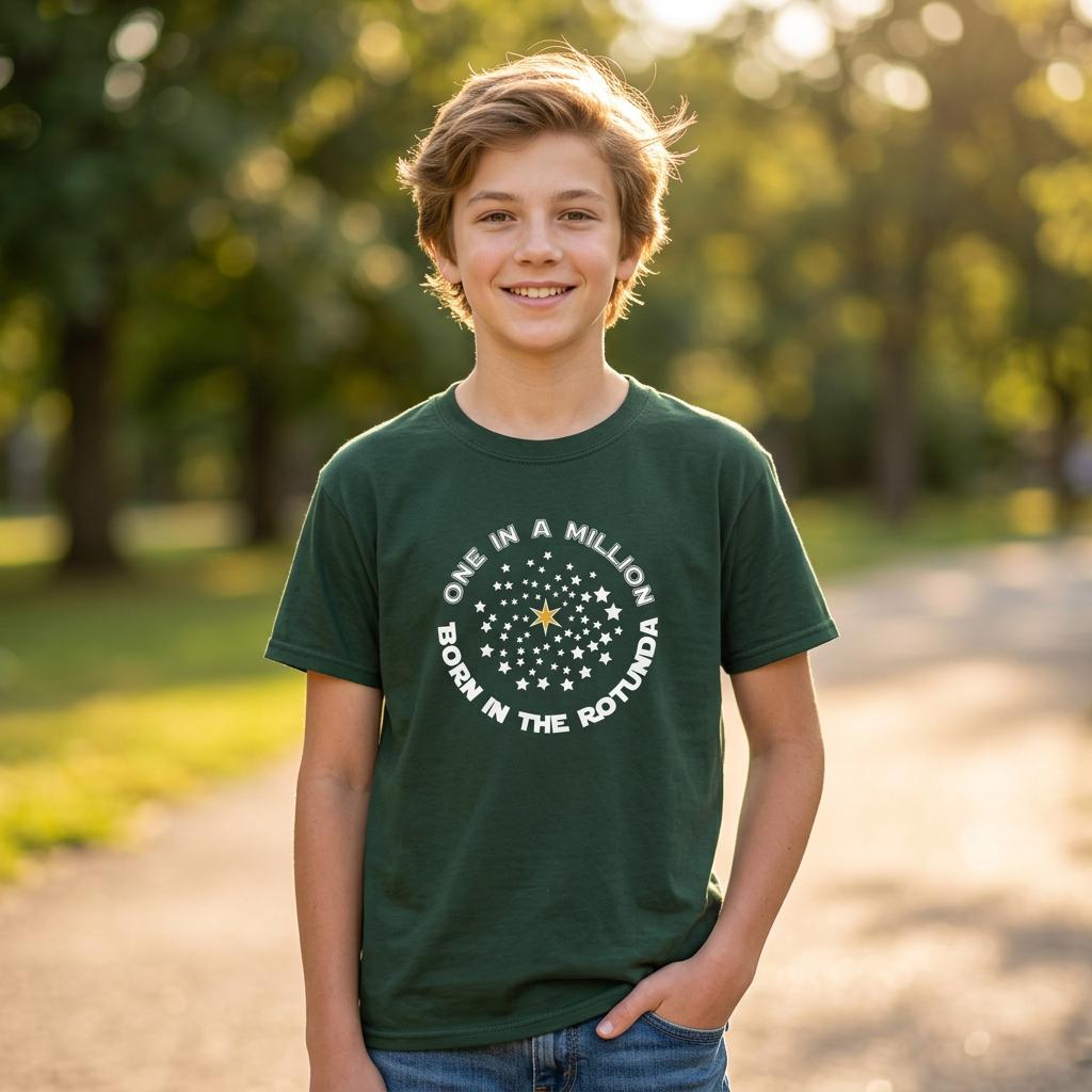 One in a Million Kids T-shirt - Star design - 8-15 yrs