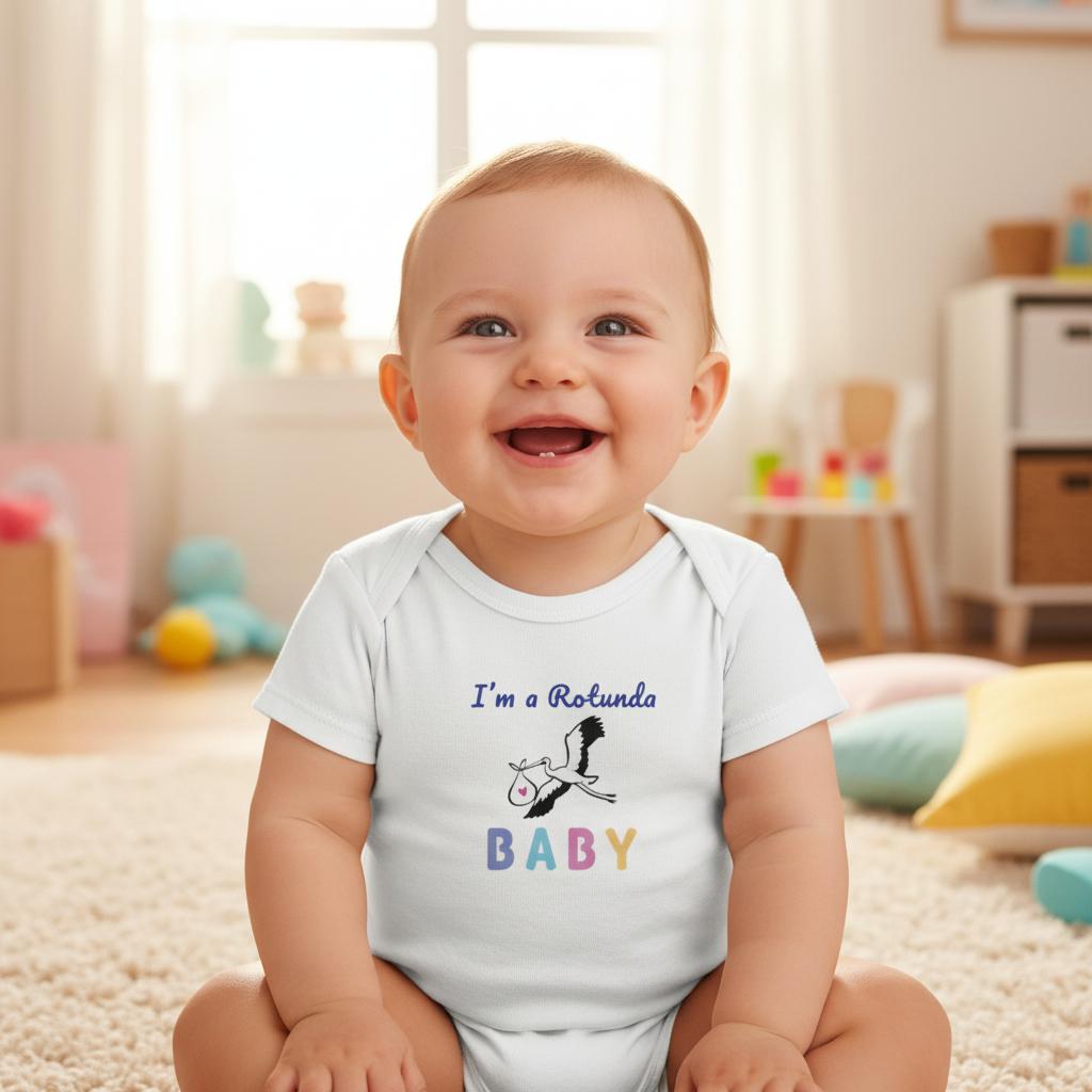 I'm a Rotunda Baby Short-sleeved Bodysuit